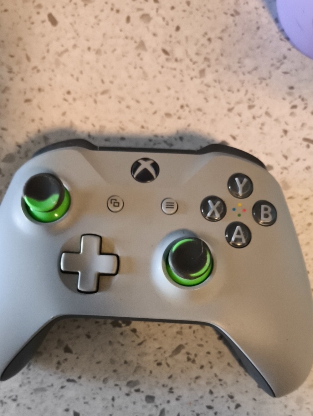 Wireless Controller - Gray with Green Accents